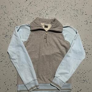 Vintage 00s Nike Baby Blue Quarter Zip Sweater